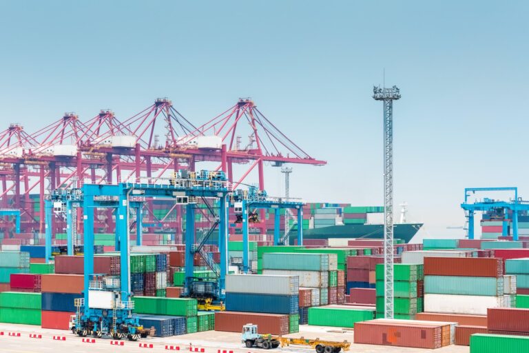 container port closeup